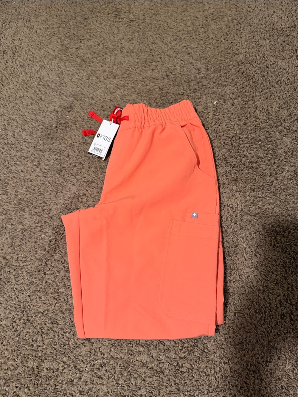 Figs Women's Orange Scrub Pants